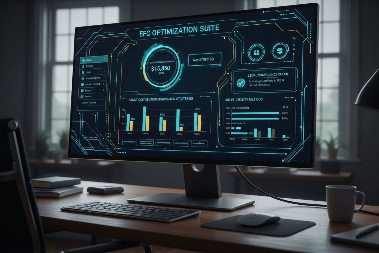 Financial aid EFC calculator optimizing family contribution minimization legally